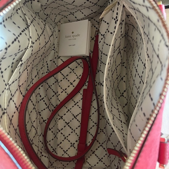 Red Kate Spade Duffle Satchel - Picture 4 of 4